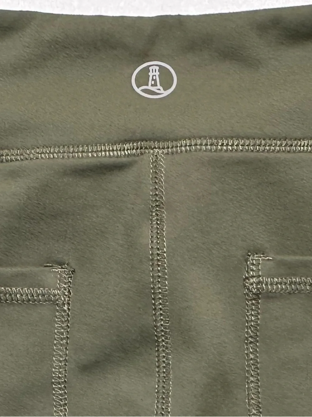 Lands’ End Women’s Pants XS/T – Olive Green Stretch Straight‑Leg 33” Inseam